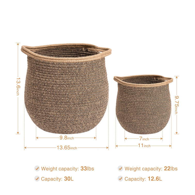 Dovecove Laundry Basket Set Wayfair